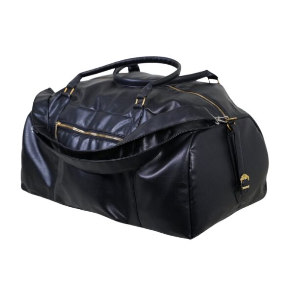 Baggler 40L Leather Weekender Duffle Bag - Image 3