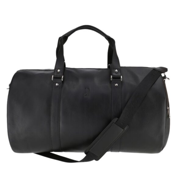 Baggler Leather Duffle Bag with Detachable Suit Carrier - Image 6