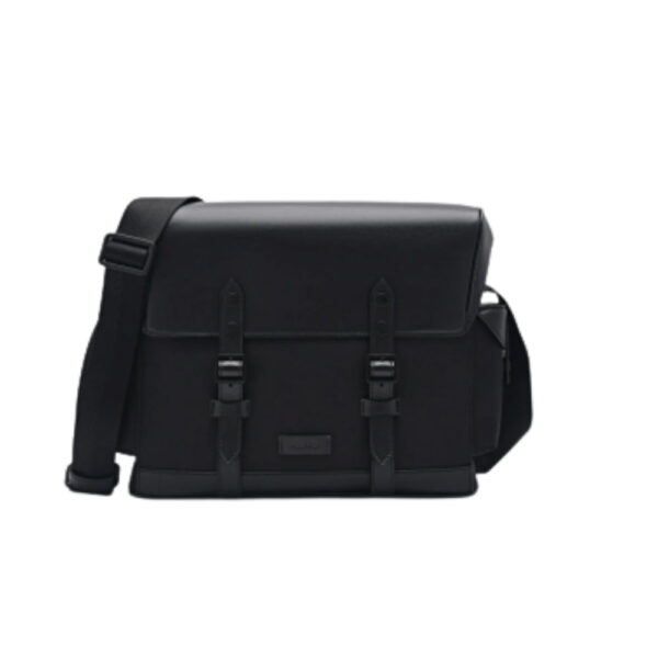 Baggler Messenger Bag with Buckle Closure and Adjustable Strap