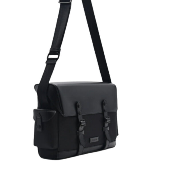 Baggler Messenger Bag with Buckle Closure and Adjustable Strap - Image 4